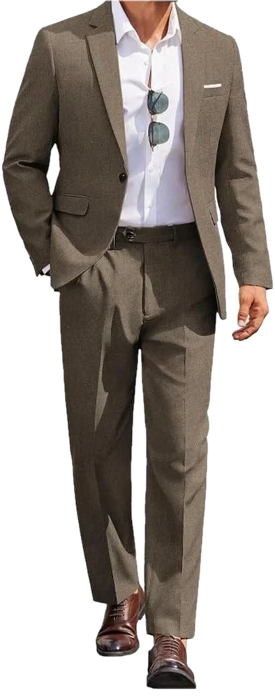 Traje café
